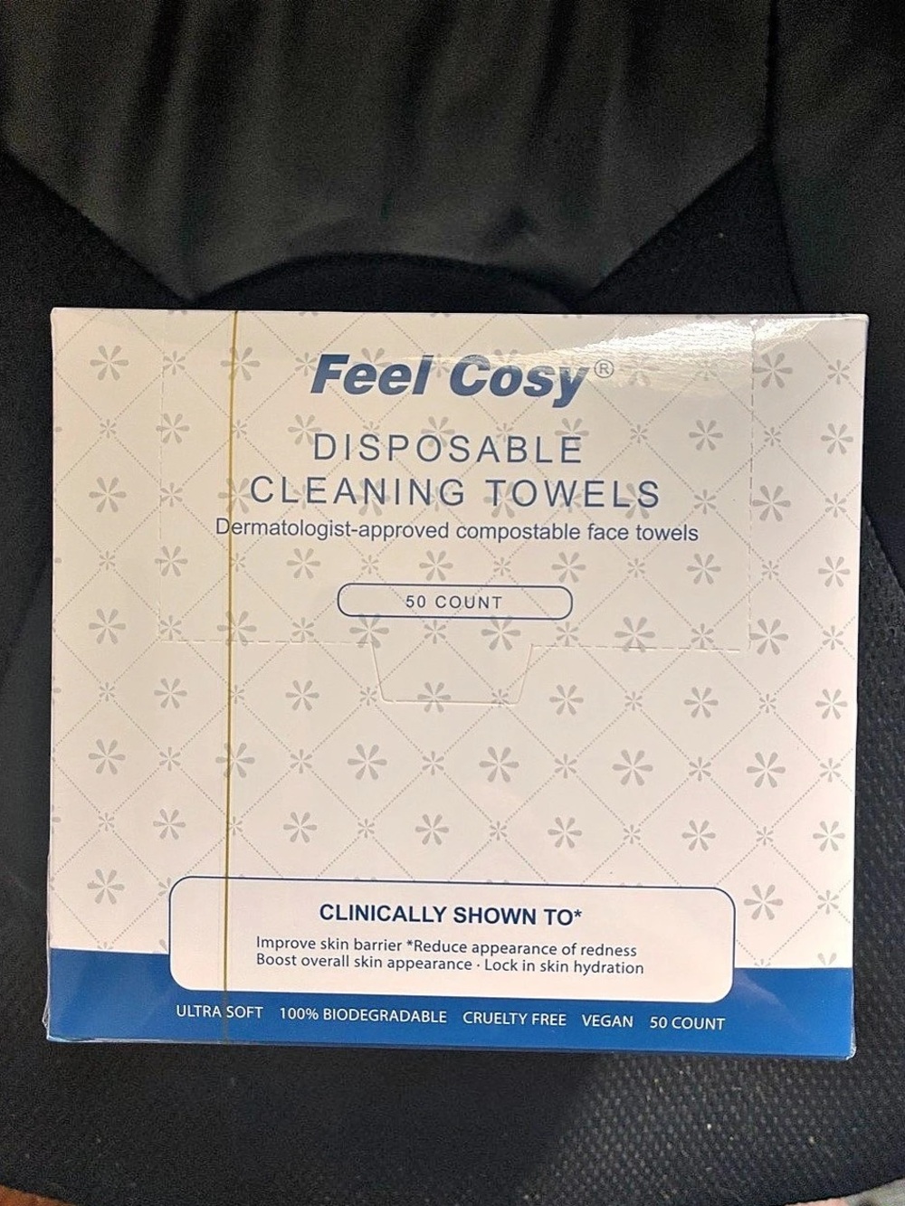 Feel Cosy Disposable Face Cleaning Towels - 50 Count